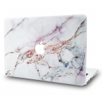 KEC MacBook Air Kapak Klf (13.3 in)-White Marble 4