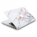 KEC MacBook Air Kapak Klf (13.3 in)-White Marble 4