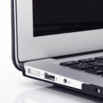 KEC MacBook Pro Retina Marble K�l�f (13 in�)-Black Grey Marble