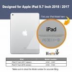 KHOMO Apple iPad Klf (9.7 in)-Midnight Blue