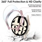 KIMILAR Galaxy Watch 6 40mm Bumper Klf-Pink