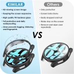 KIMILAR Galaxy Watch 6 44mm Bumper Klf-Black