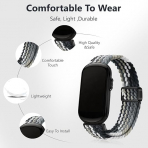  KONXISA Garmin CIRQA Uyumlu Naylon Kay��-Dark Chocolate