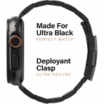 KORDIZ T01 Apple Watch Ultra 2. Nesil Kay -Black Titanium 