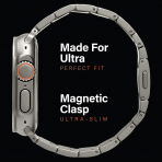 KORDIZ T01 Pro Max Apple Watch Ultra 2. Nesil Kay -Silver