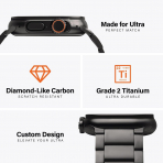 KORDIZ T01 Pro Max Apple Watch Ultra 2. Nesil Kay -Black 