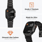 KORDIZ TX Pro Max Apple Watch Ultra 1/2.Nesil Kay-Black 