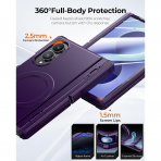 Kaiiecal Galaxy Z Fold 8 MagSafe Koruyuculu K�l�f-Purple