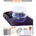 Kaiiecal Galaxy Z Fold 8 Ultra MagSafe Koruyuculu K�l�f-Dark Purple