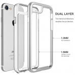 Kaptron Apple iPhone 7 Hard Protective Bumper Klf-Silver