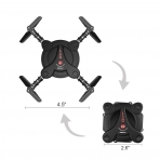 Kidcia RC Quadcopter Hava Arac�/Drone (FPV Kamera)-Black