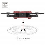 Kidcia RC Quadcopter Hava Arac�/Drone (FPV Kamera)-Red