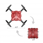 Kidcia RC Quadcopter Hava Arac�/Drone (FPV Kamera)-Red