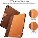 KingBlanc Deri iPad Air Klf (11 in)(6.Nesil)-Brown