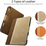 KingBlanc Deri iPad Air Klf (11 in)(6.Nesil)-Beige