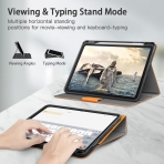 KingBlanc Deri iPad Pro Standl Klf (11 in)(4.Nesil)-Brown