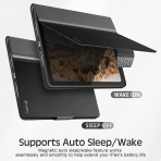 KingBlanc Deri iPad Standl Klf (10.9 in)(10.Nesil)-Black