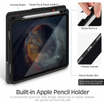 KingBlanc iPad Pro 13 �n� M5/M4 Uyumlu Deri K�l�f-Black Gray