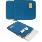 Kinmac Laptop Sleeve Kanvas anta (13-13.3 in)-Blue