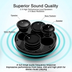 Kinps SoundCircular Bluetooth Hoparlr-Black