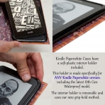 KleverCase Harry Potter Serisi Kindle Paperwhite Deri Klf-Hogwarts