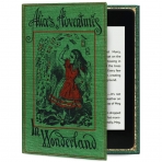 KleverCase Kindle Paperwhite Deri Klf-Alice in Wonderland