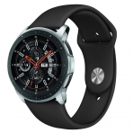Kmasic Samsung Galaxy Watch Silikon Kay (46mm) (Large)-Black