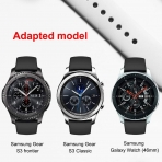 Kmasic Samsung Galaxy Watch Silikon Kay (46mm) (Large)-White
