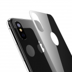 Kolpop iPhone X Arka Kapak Cam Ekran Koruyucu (Siyah)