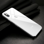 Kolpop iPhone X Arka Kapak Cam Ekran Koruyucu (Beyaz)