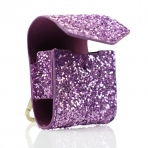 KuToo AirPods Parltl Klf- 3D Glitter Purple