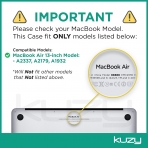 Kuzy MacBook Air Koruyucu Klf (13 in)(M1)-Aqua