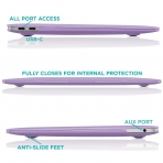 Kuzy MacBook Air Kılıf (13 inç) )(2018)-Purple