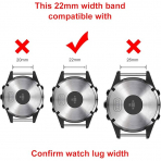 LDFAS Titanyum Garmin Fenix 7/6 Pro/5 Plus Kay -Black