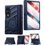 LEIAU Galaxy Z Fold 8 MagSafe Uyumlu �ift Standl� K�l�f-Blue