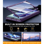 LEIAU Galaxy Z Fold 8 Ultra MagSafe Standl� K�l�f-Purple