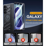LEIAU Galaxy Z Fold 8 Ultra MagSafe Standl� K�l�f-Black