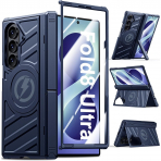 LEIAU Galaxy Z Fold 8 Ultra MagSafe Standl� K�l�f-Blue