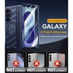 LEIAU Galaxy Z Fold 8 Ultra MagSafe Standl� K�l�f-Blue