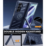 LEIAU Galaxy Z Fold 8 Ultra MagSafe Standl� K�l�f-Blue