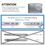 LENTION Apple MacBook Pro Retina Tam Ekran Koruyucu (13 in�)