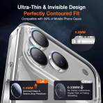 LK iPhone 17 Pro/17 Pro Max Kamera Lens Koruyucu-Silver