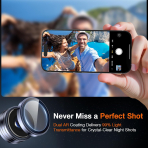 LK iPhone 17 Pro/17 Pro Max Kamera Lens Koruyucu-Deep Blue