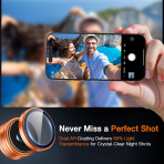 LK iPhone 17 Pro/17 Pro Max Kamera Lens Koruyucu-Cosmic Orange