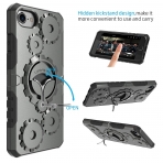 LOVPHONE Apple iPhone 7/8 Kol Band ve Klf (L)-Gunmetal