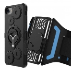 LOVPHONE Apple iPhone 7 Plus/8 Plus Kol Band� ve K�l�f (L)-Black