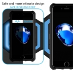 LOVPHONE Apple iPhone 7 Plus/8 Plus Kol Band ve Klf (S)-Gunmetal