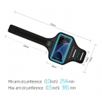 LOVPHONE Samsung Galaxy S7 Edge Kou Kol Band-Blue