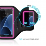 LOVPHONE Samsung Galaxy S7 Edge Kou Kol Band-Rosy