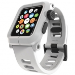 LUNATIK Apple Watch Seri 1 Klf/Silikon Kay (42mm)-White